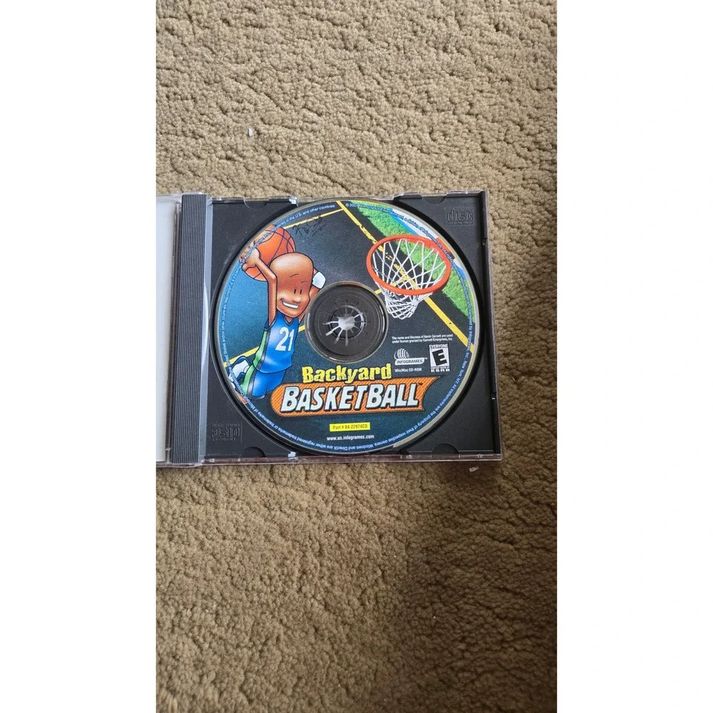 Backyard Basketball PC Mac CD-ROM 2001 Infogrames Kevin Garnett Retro Video Game